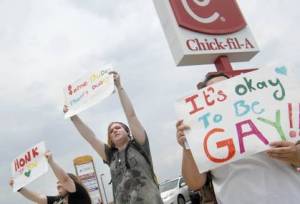 protesters of chikfila